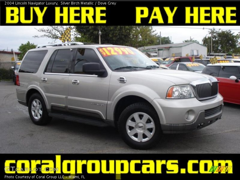 Silver Birch Metallic / Dove Grey 2004 Lincoln Navigator Luxury
