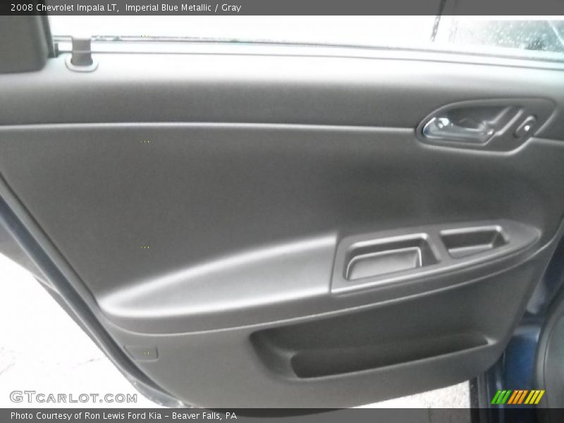 Imperial Blue Metallic / Gray 2008 Chevrolet Impala LT