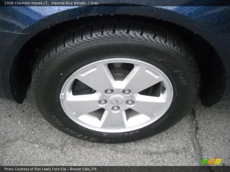 Imperial Blue Metallic / Gray 2008 Chevrolet Impala LT