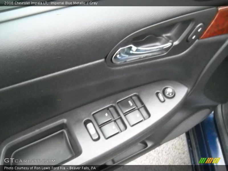 Imperial Blue Metallic / Gray 2008 Chevrolet Impala LT