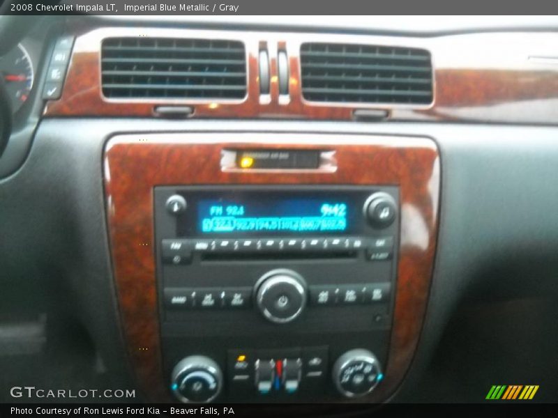 Imperial Blue Metallic / Gray 2008 Chevrolet Impala LT