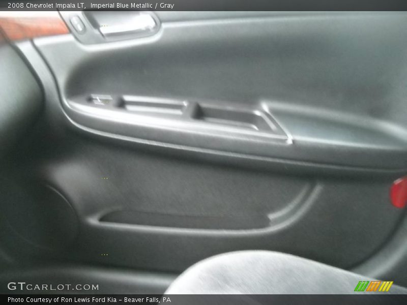 Imperial Blue Metallic / Gray 2008 Chevrolet Impala LT