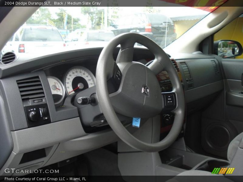 Black / Medium Slate Gray 2004 Dodge Durango SLT