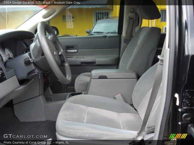 Black / Medium Slate Gray 2004 Dodge Durango SLT