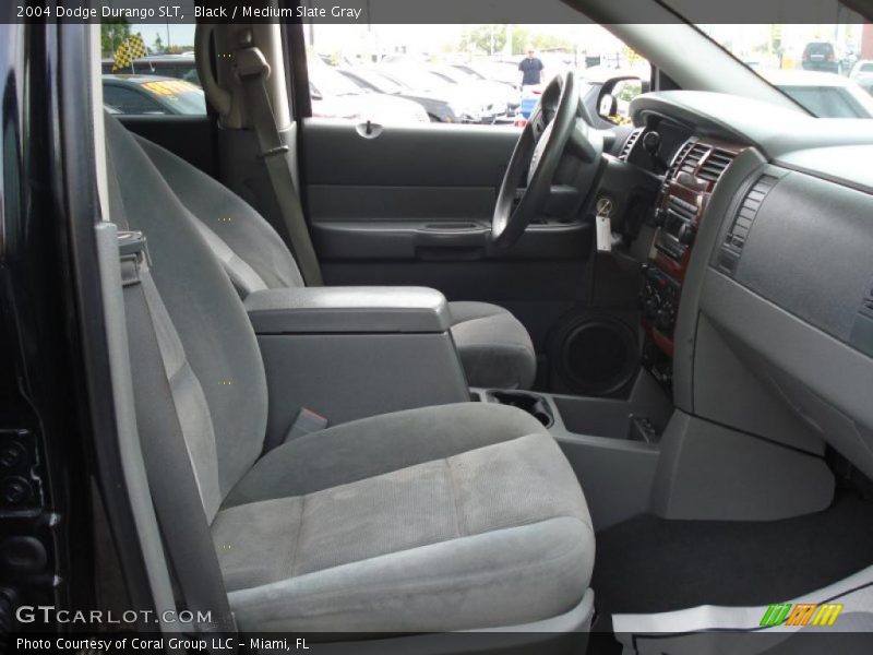 Black / Medium Slate Gray 2004 Dodge Durango SLT