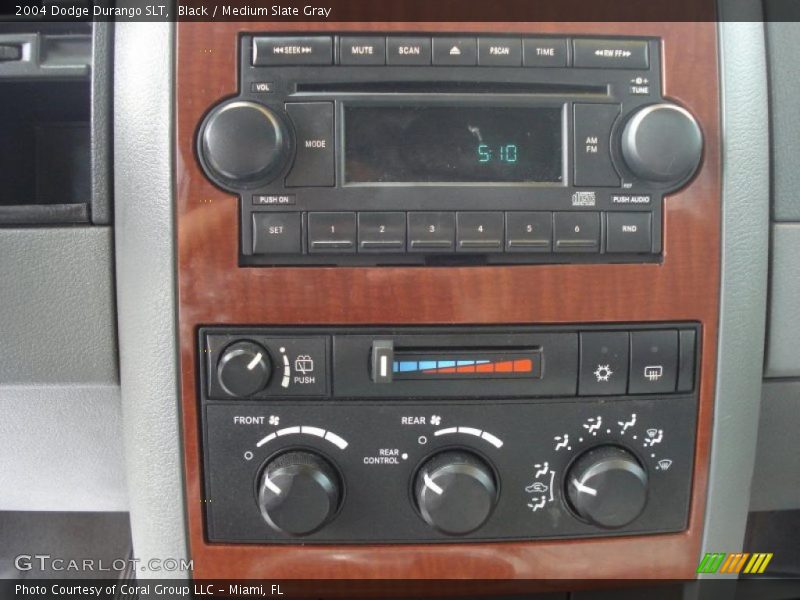 Black / Medium Slate Gray 2004 Dodge Durango SLT