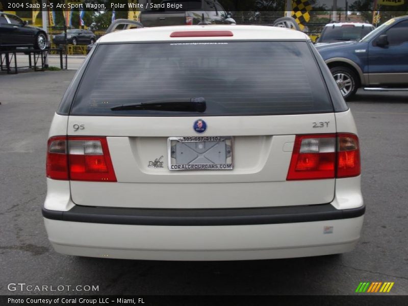 Polar White / Sand Beige 2004 Saab 9-5 Arc Sport Wagon