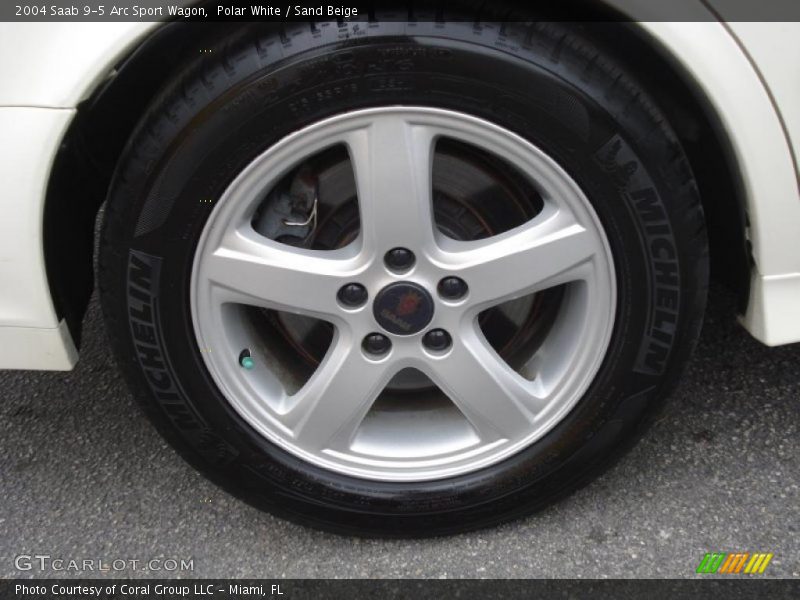 Polar White / Sand Beige 2004 Saab 9-5 Arc Sport Wagon