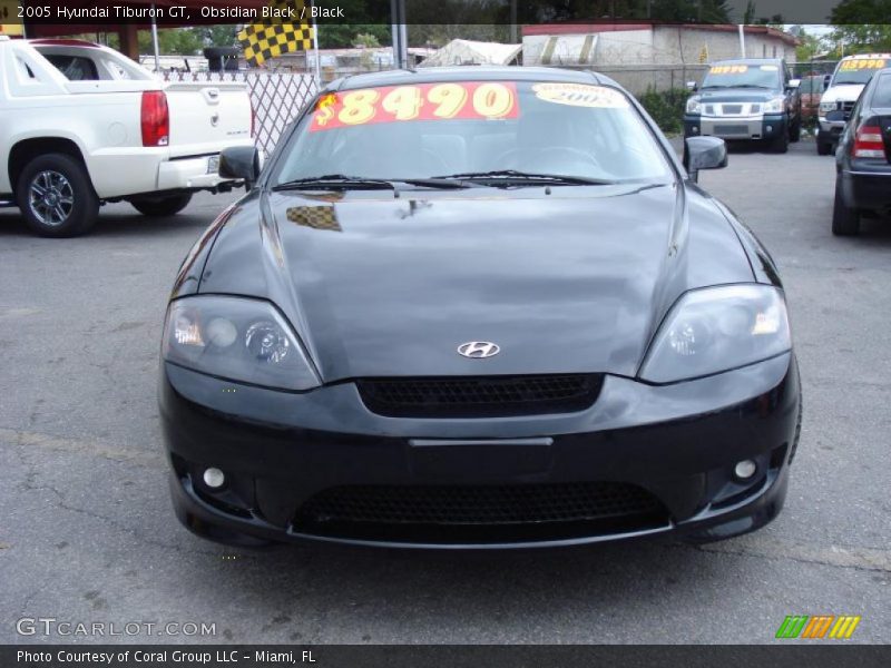 Obsidian Black / Black 2005 Hyundai Tiburon GT