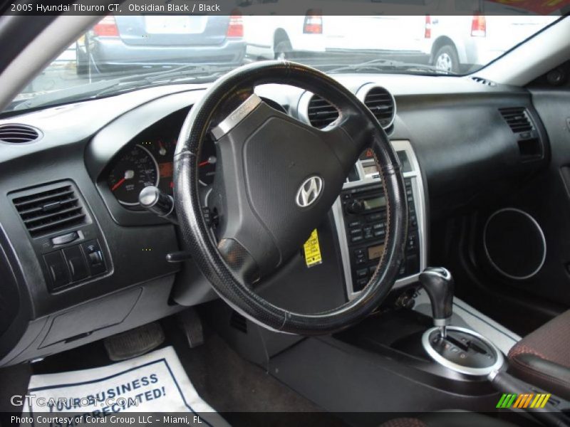 Obsidian Black / Black 2005 Hyundai Tiburon GT