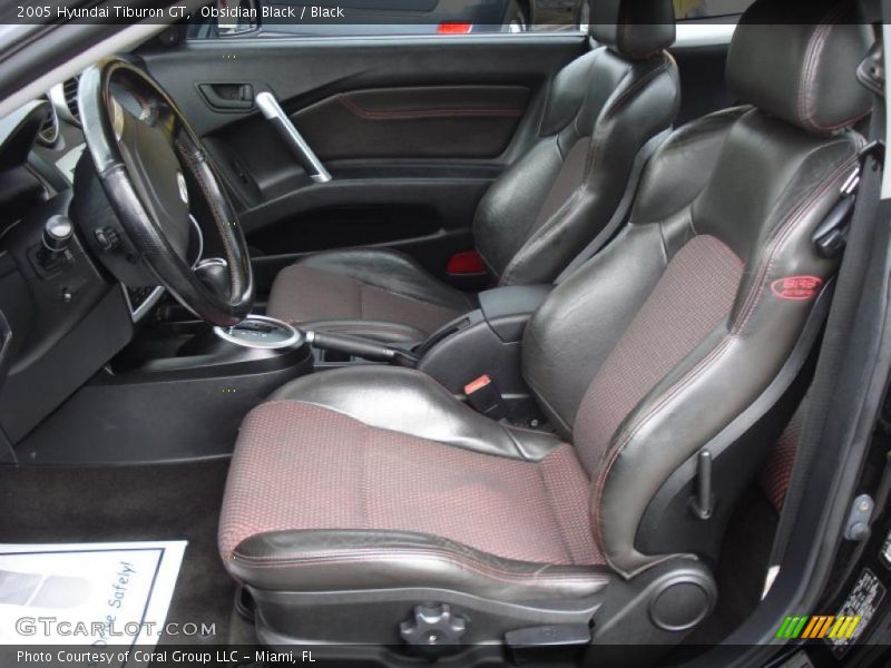Obsidian Black / Black 2005 Hyundai Tiburon GT