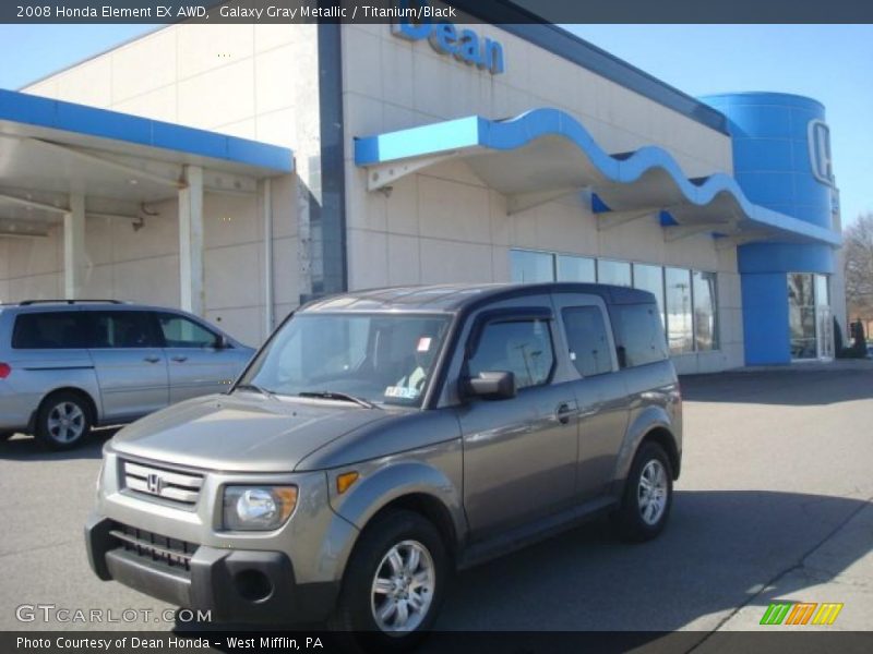 Galaxy Gray Metallic / Titanium/Black 2008 Honda Element EX AWD