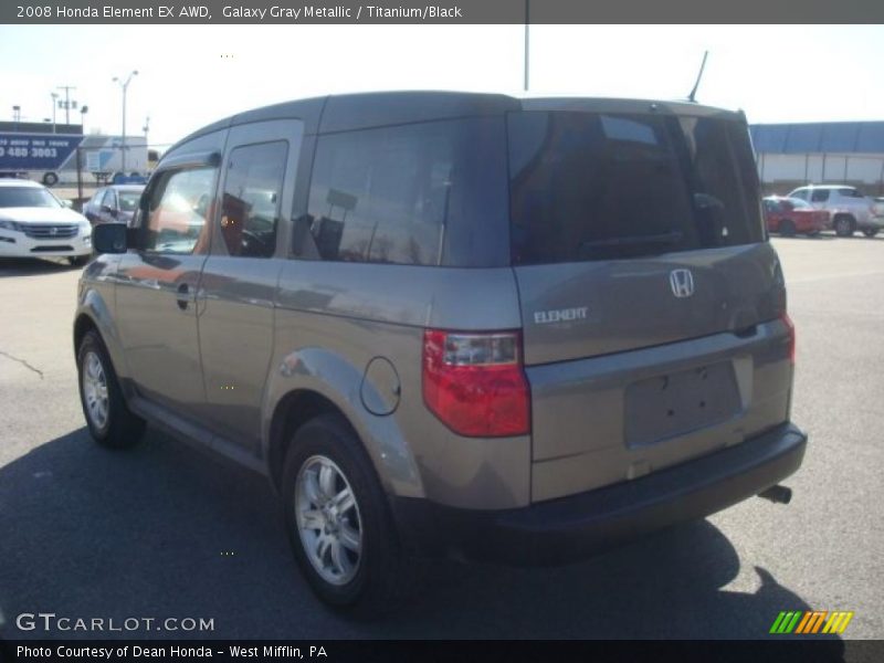 Galaxy Gray Metallic / Titanium/Black 2008 Honda Element EX AWD