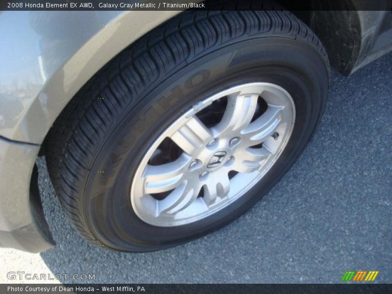 Galaxy Gray Metallic / Titanium/Black 2008 Honda Element EX AWD