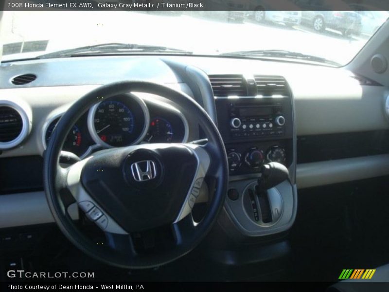 Galaxy Gray Metallic / Titanium/Black 2008 Honda Element EX AWD