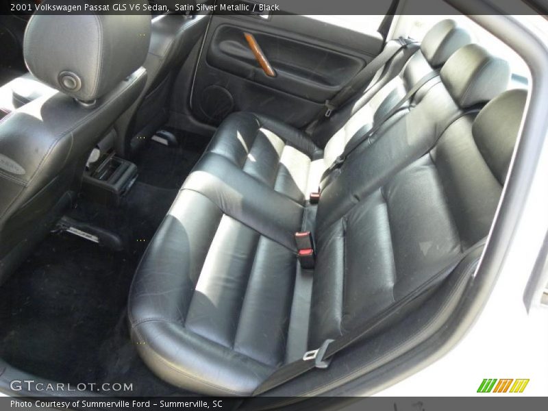 Satin Silver Metallic / Black 2001 Volkswagen Passat GLS V6 Sedan