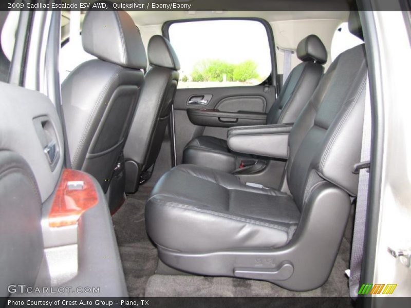 Quicksilver / Ebony/Ebony 2009 Cadillac Escalade ESV AWD