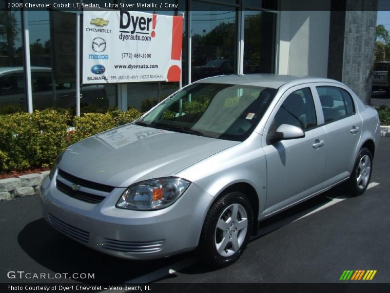 Ultra Silver Metallic / Gray 2008 Chevrolet Cobalt LT Sedan