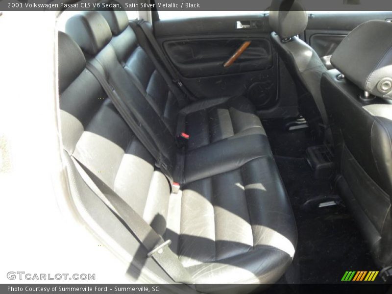Satin Silver Metallic / Black 2001 Volkswagen Passat GLS V6 Sedan