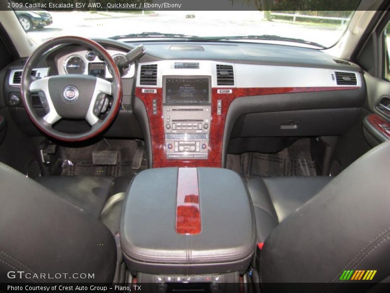 Quicksilver / Ebony/Ebony 2009 Cadillac Escalade ESV AWD