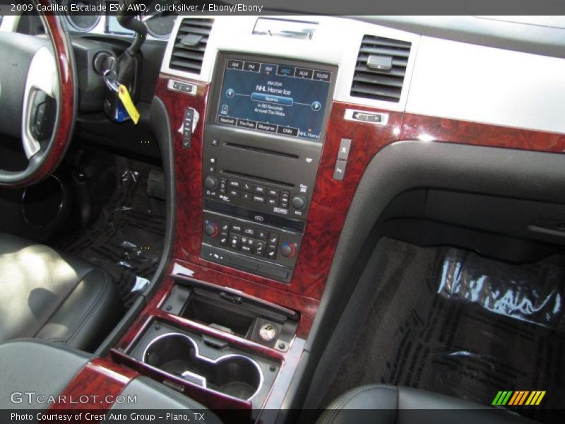 Quicksilver / Ebony/Ebony 2009 Cadillac Escalade ESV AWD