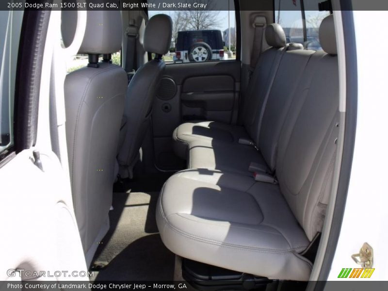 Bright White / Dark Slate Gray 2005 Dodge Ram 1500 SLT Quad Cab