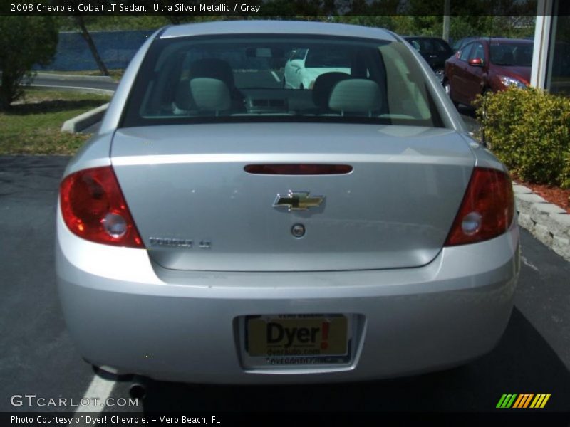 Ultra Silver Metallic / Gray 2008 Chevrolet Cobalt LT Sedan