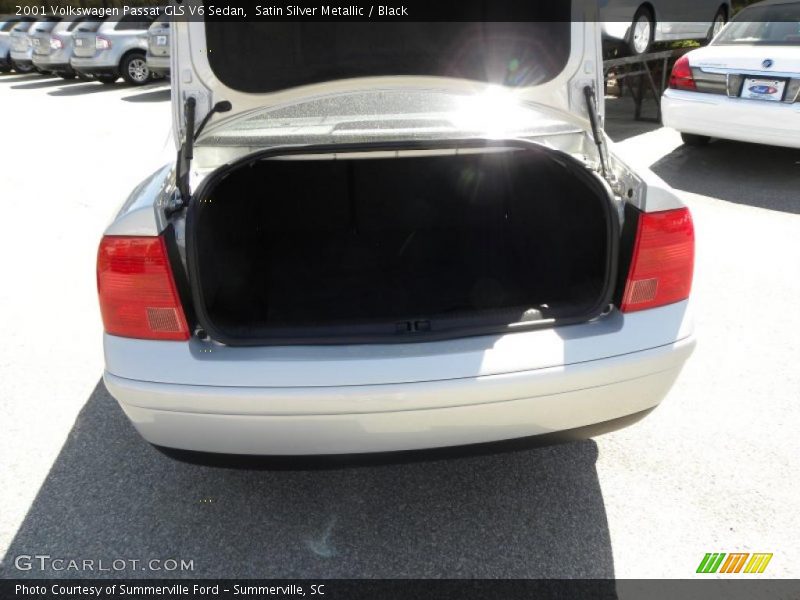 Satin Silver Metallic / Black 2001 Volkswagen Passat GLS V6 Sedan