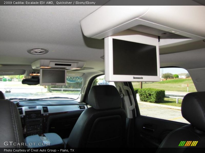 Quicksilver / Ebony/Ebony 2009 Cadillac Escalade ESV AWD