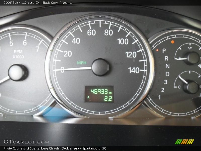 Black Onyx / Neutral 2006 Buick LaCrosse CX