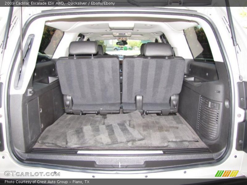 Quicksilver / Ebony/Ebony 2009 Cadillac Escalade ESV AWD
