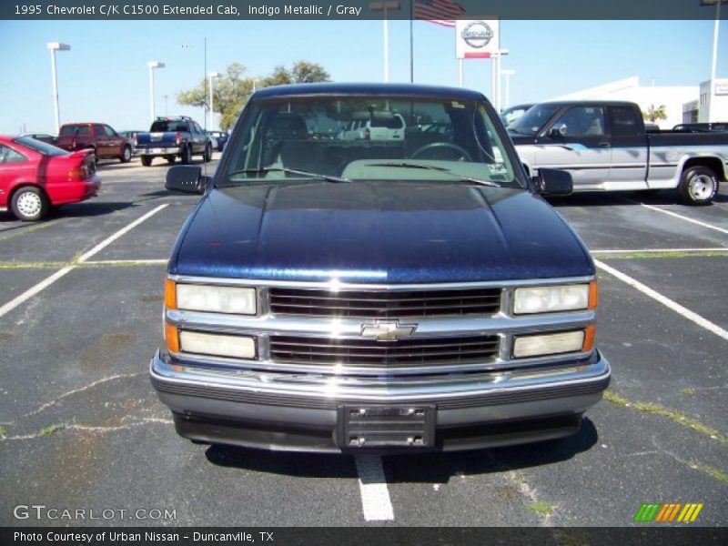 Indigo Metallic / Gray 1995 Chevrolet C/K C1500 Extended Cab
