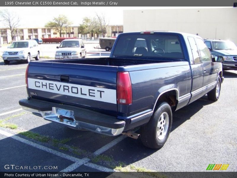 Indigo Metallic / Gray 1995 Chevrolet C/K C1500 Extended Cab