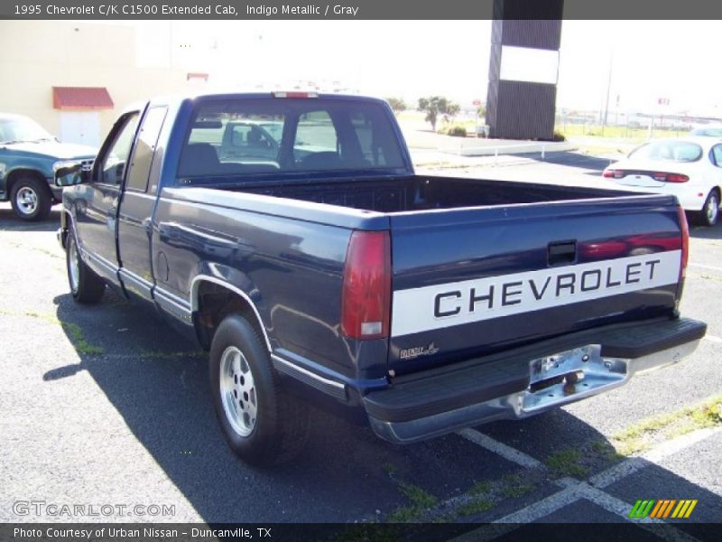 Indigo Metallic / Gray 1995 Chevrolet C/K C1500 Extended Cab