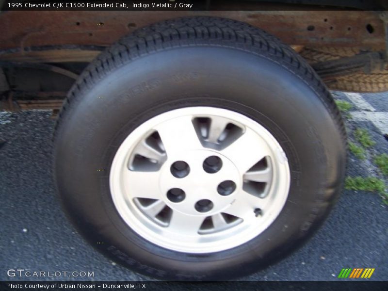 Indigo Metallic / Gray 1995 Chevrolet C/K C1500 Extended Cab