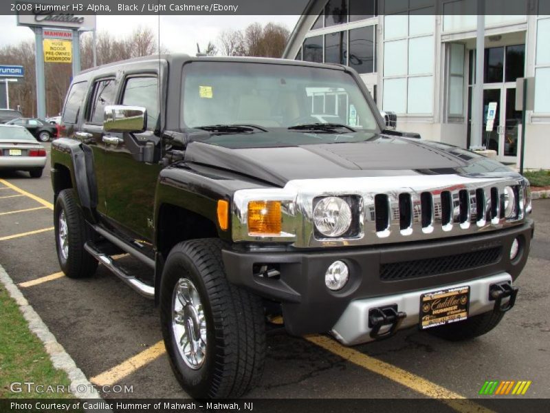 Black / Light Cashmere/Ebony 2008 Hummer H3 Alpha