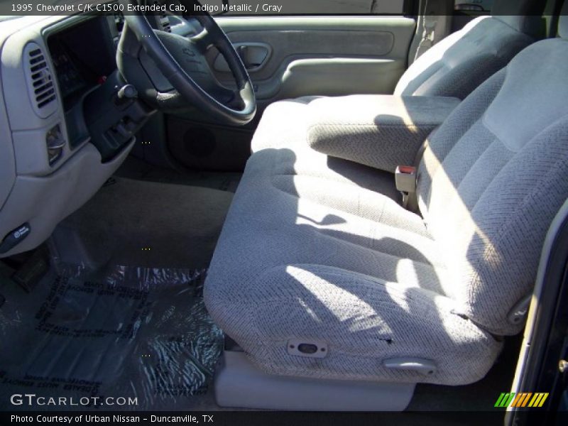 Indigo Metallic / Gray 1995 Chevrolet C/K C1500 Extended Cab