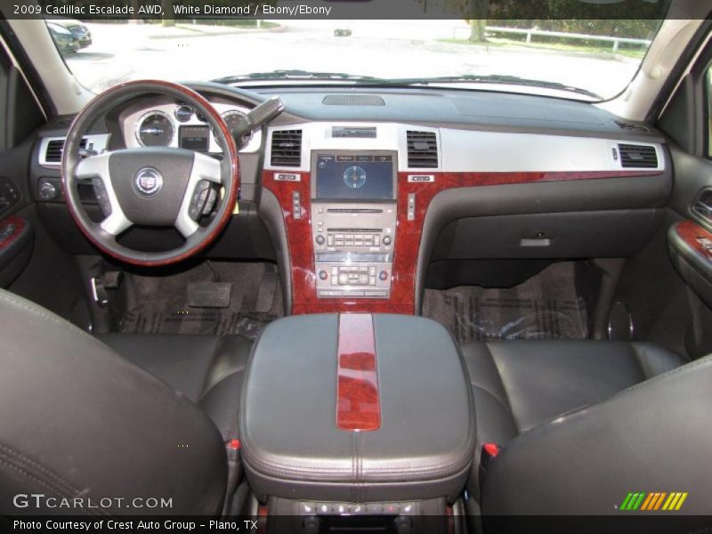 White Diamond / Ebony/Ebony 2009 Cadillac Escalade AWD