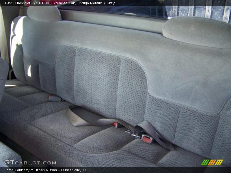 Indigo Metallic / Gray 1995 Chevrolet C/K C1500 Extended Cab