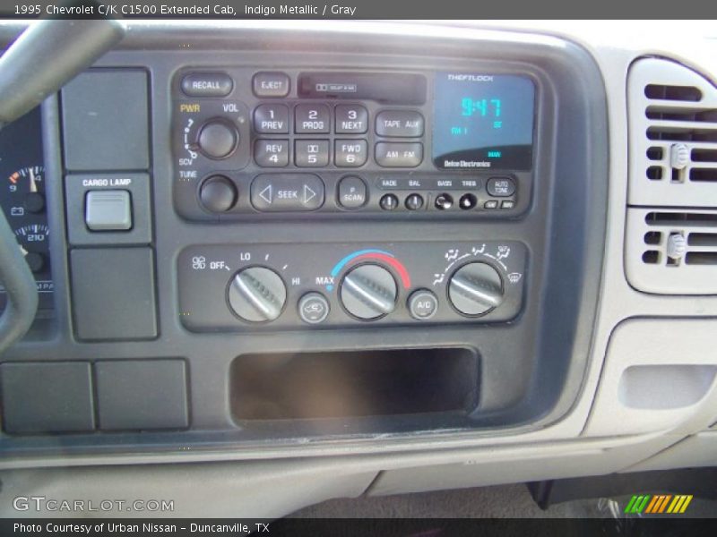 Indigo Metallic / Gray 1995 Chevrolet C/K C1500 Extended Cab