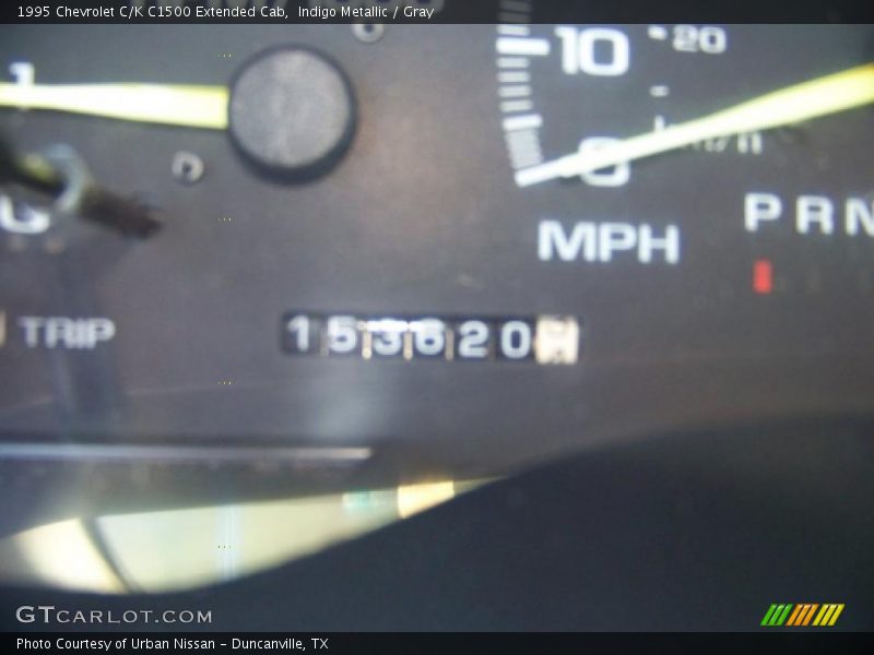 Indigo Metallic / Gray 1995 Chevrolet C/K C1500 Extended Cab