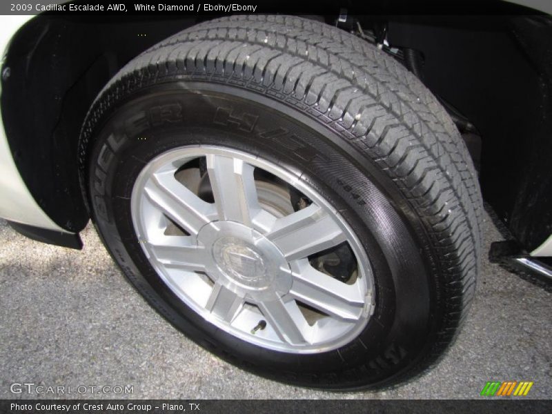 White Diamond / Ebony/Ebony 2009 Cadillac Escalade AWD