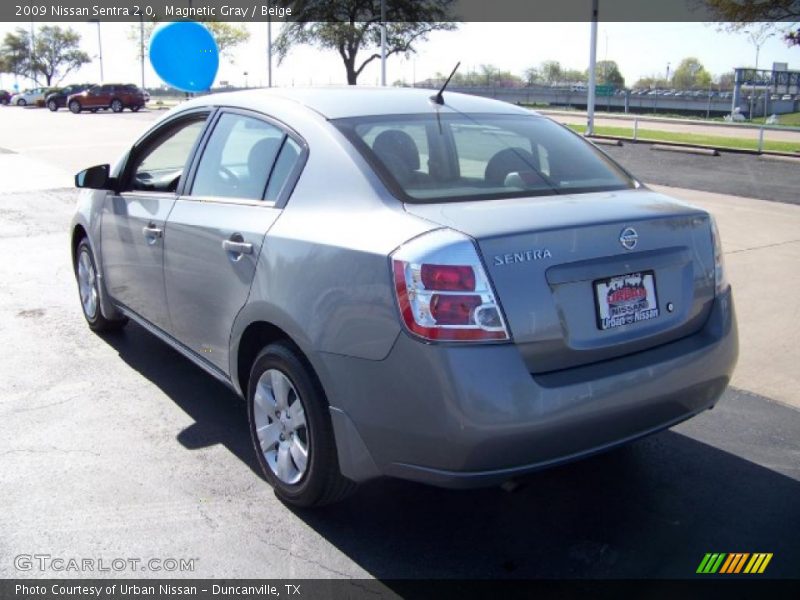 Magnetic Gray / Beige 2009 Nissan Sentra 2.0