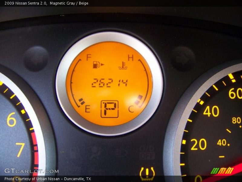 Magnetic Gray / Beige 2009 Nissan Sentra 2.0