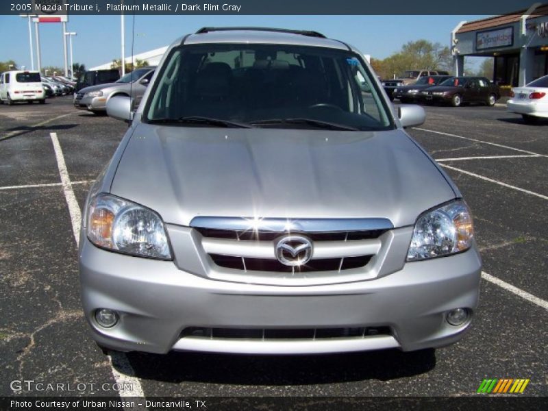 Platinum Metallic / Dark Flint Gray 2005 Mazda Tribute i