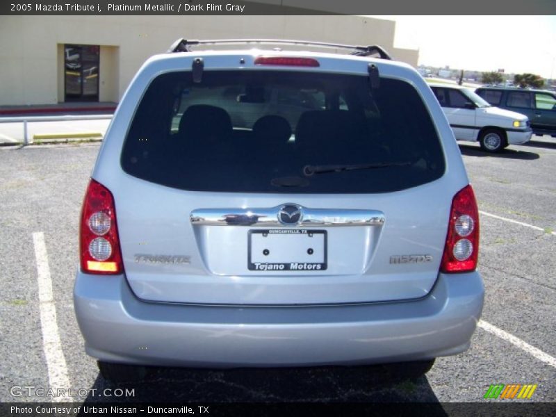 Platinum Metallic / Dark Flint Gray 2005 Mazda Tribute i