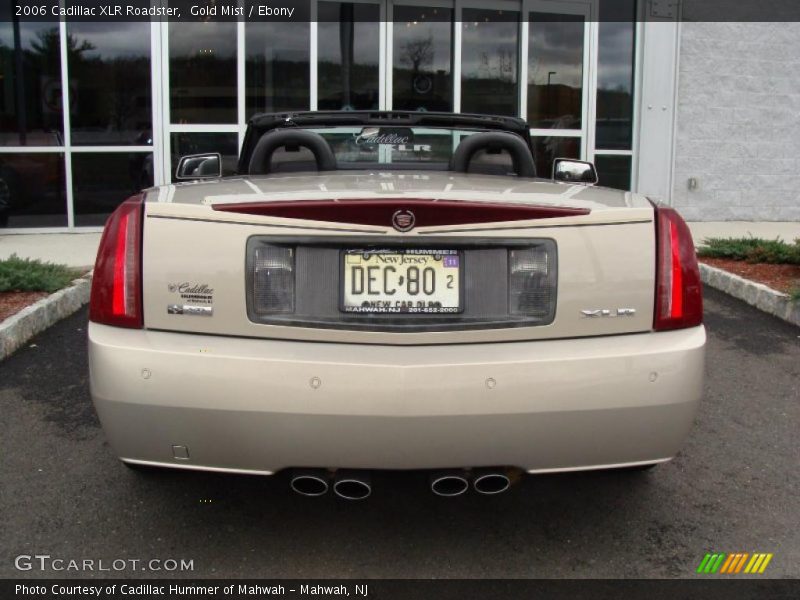 Gold Mist / Ebony 2006 Cadillac XLR Roadster