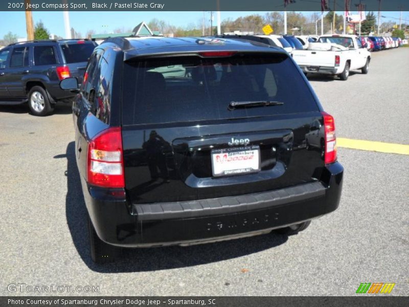 Black / Pastel Slate Gray 2007 Jeep Compass Sport