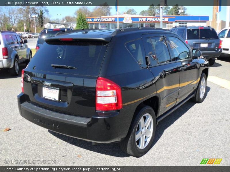 Black / Pastel Slate Gray 2007 Jeep Compass Sport