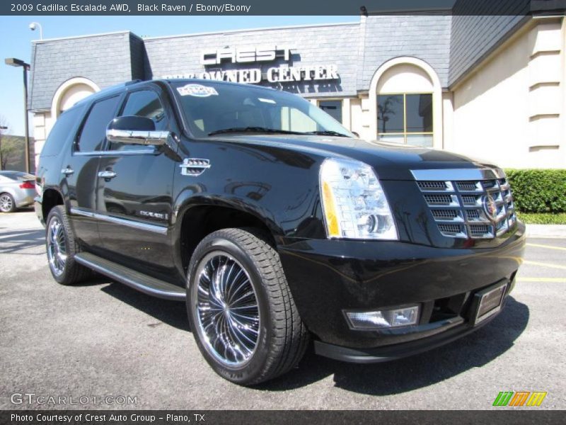 Black Raven / Ebony/Ebony 2009 Cadillac Escalade AWD